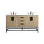 Ensemble de meuble-lavabo double 60 po Eugene-323889363