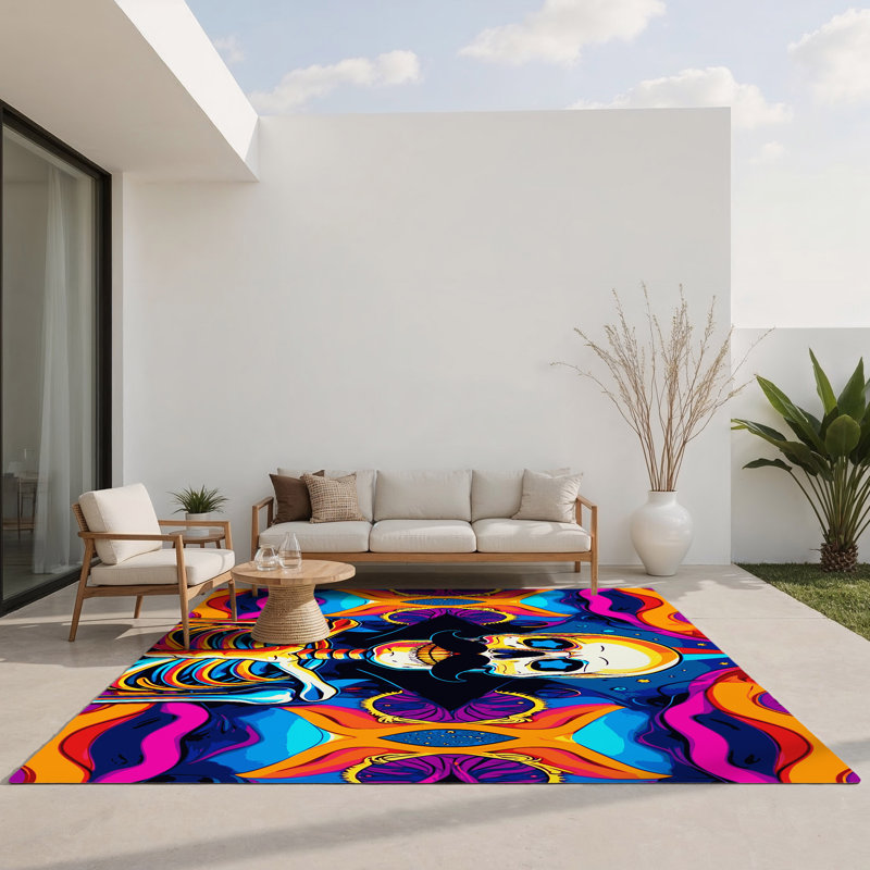 Kaleidoscope Radiance Indoor And Outdoor Area Rug, Rectangle 8' x 10'