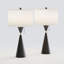 Lampe de table moderne en métal doré poli avec port USB 28 po Warrnambool pour salon de chambre à coucher-1984381074