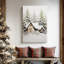 Sapin argenté au crépuscule - Toile tendue avec châssis de qualité supérieure-217588418