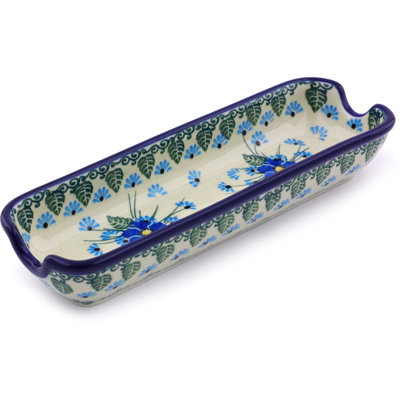 Forget Me Not Stoneware Tray