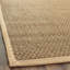 Delapena Solid Colour Bamboo Slat / Seagrass Hand Woven Area Rug-130702305-130702304