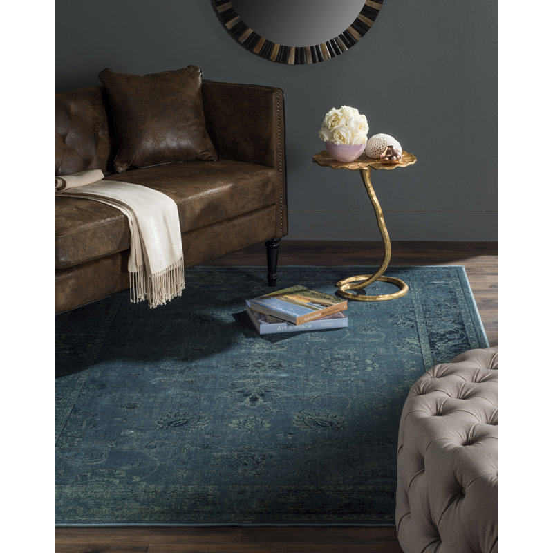 Drumcrow Oriental Viscose Area Rug, Rectangle 160 x 229 cm