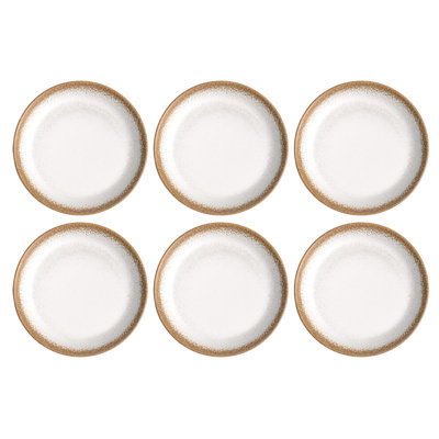 Assiette à salade en bambou 8,5 po Bissonnette, ensemble de 6