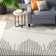 Damarcus Geometric Cream/Black/Gray Area Rug