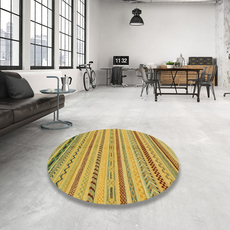 Tapis abstrait moderne 2258ABS2264, Rond 6 pi