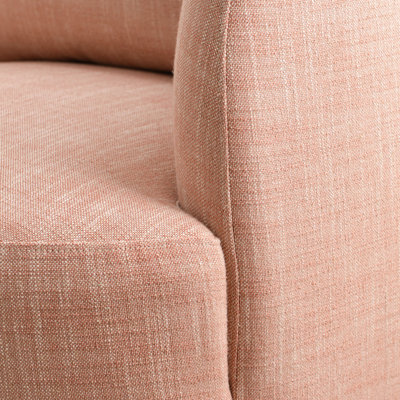 Fauteuil demi-tonneau rotatif 2 pièces