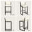 Comfortable Faux Leather Upholstered Dining Chair With Slightly Reclined Backrest And Straight Legs For Enhanced Support-1133755861
