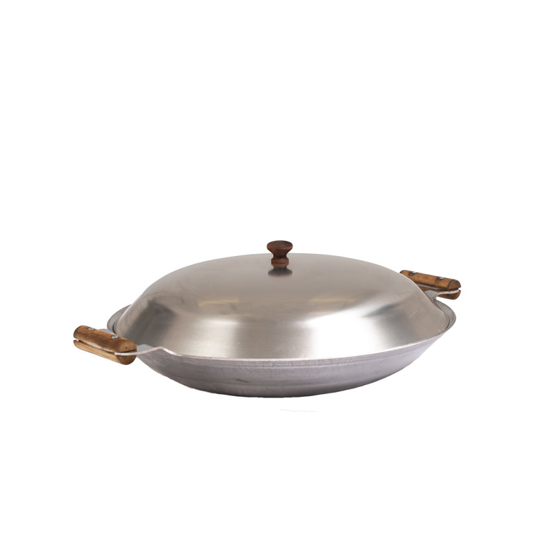 GrillSymbol Steel Wok with Lid