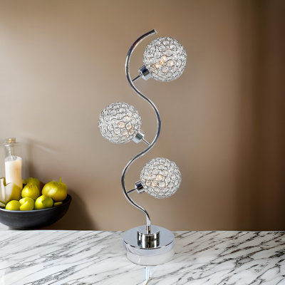 Lampe de table en métal Meryssa