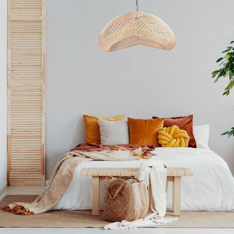 Luminaire suspendu en rotin naturel fait à la main Forever Bamboo