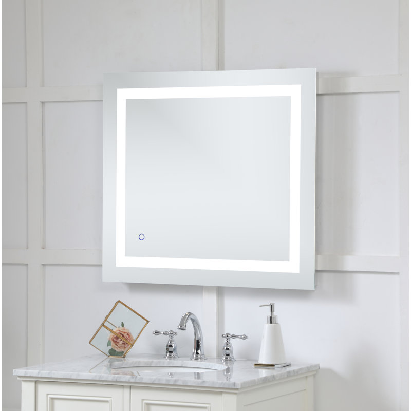 Scoles Flat Wall Mirror, 30" x 27"