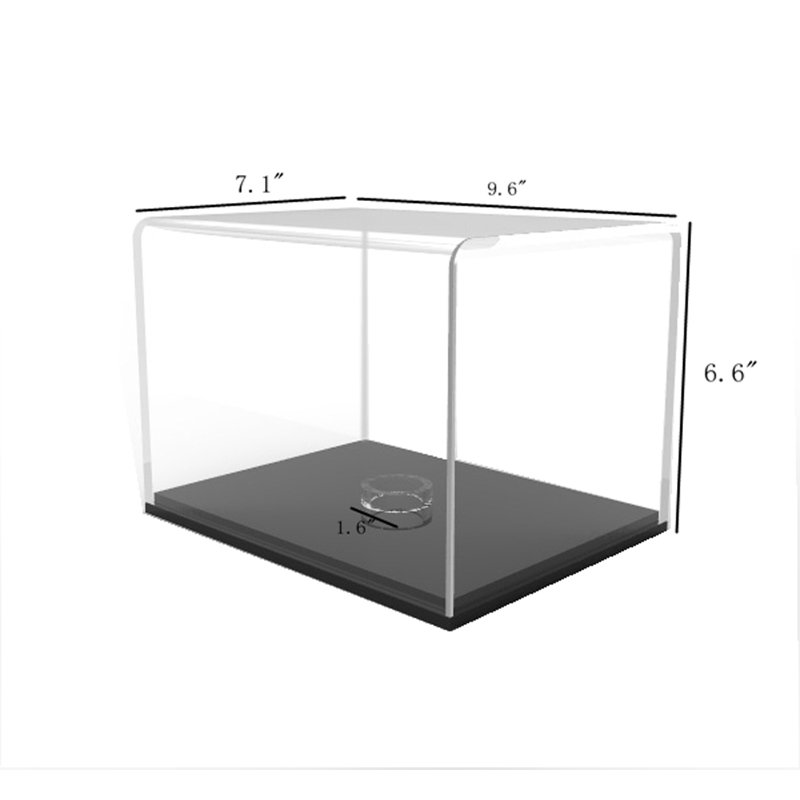 7.1'' H x 9.6'' W Plastic Display Cases