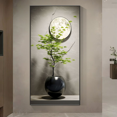 Nouvelle peinture murale en céramique de style lumière et ombre