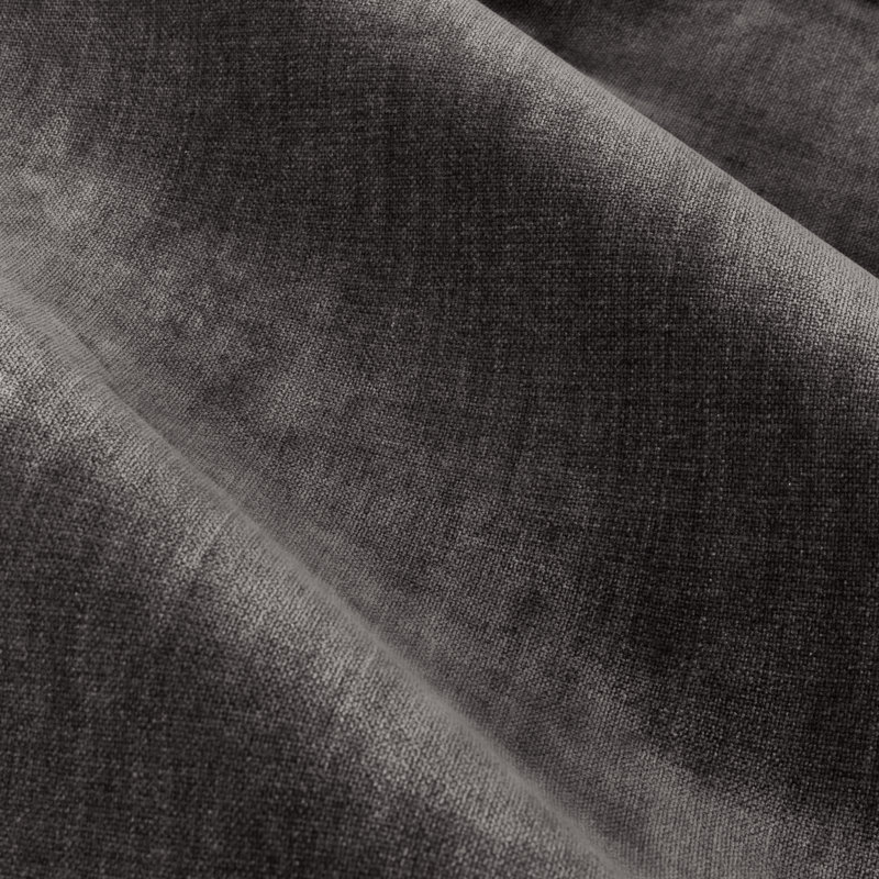 Heavy Chenille Blackout Curtain Panel Pair, Grey, 168cm Width x 137cm Drop