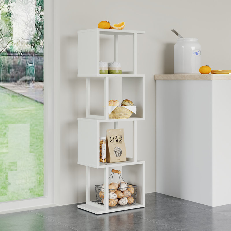 117cm H x 38cm W Bookcase, White
