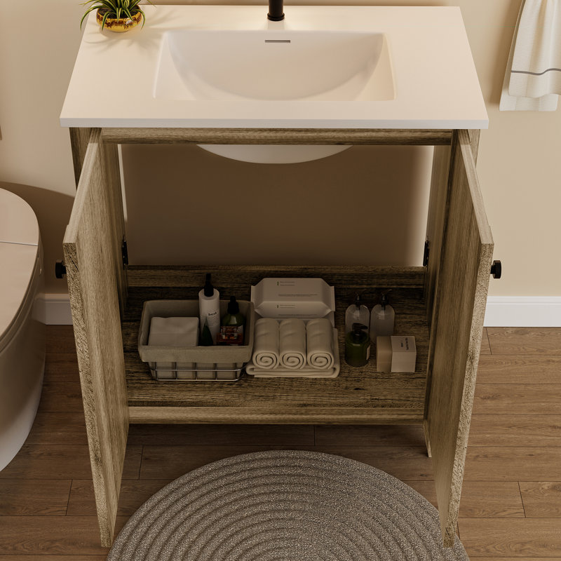 Armoire pliante avec évier en céramique
