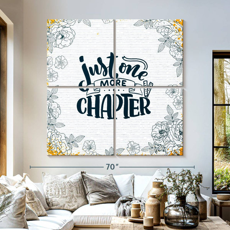 Senne Just One More Chapter, 57" H x 57" W