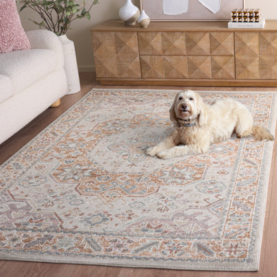 Tapis oriental beige / rouille Helfrich