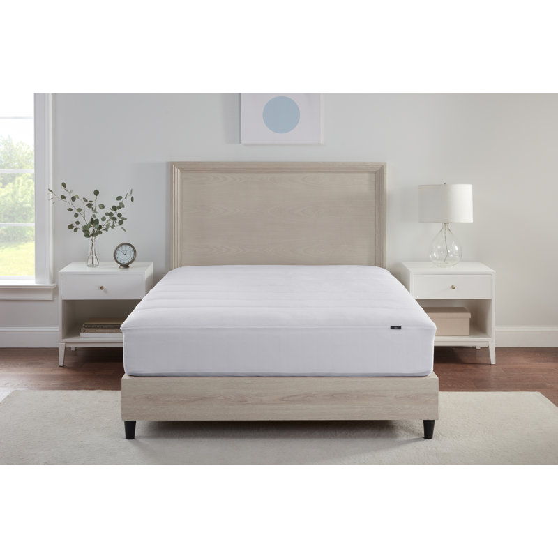 Serta Power Chill White Twin Mattress Topper with Stain Protection