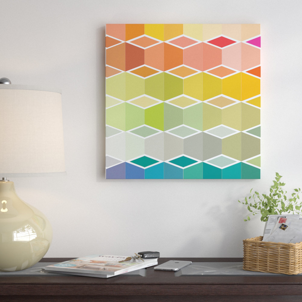 Ebern Designs 'Flanneur II' Graphic Art on Wrapped Canvas - Wayfair Canada