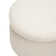 Enoki 21" Wide Round Storage Ottoman with Storage