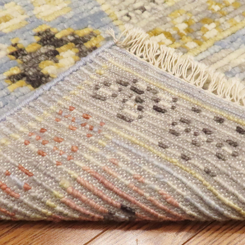 Cascade Hand Knotted Wool Indoor Rug, Rectangle 5' x 7'