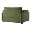 Fauteuil canapé minimaliste surdimensionné Arden en chenille avec assise large et profonde et soutien rembourré-135783980