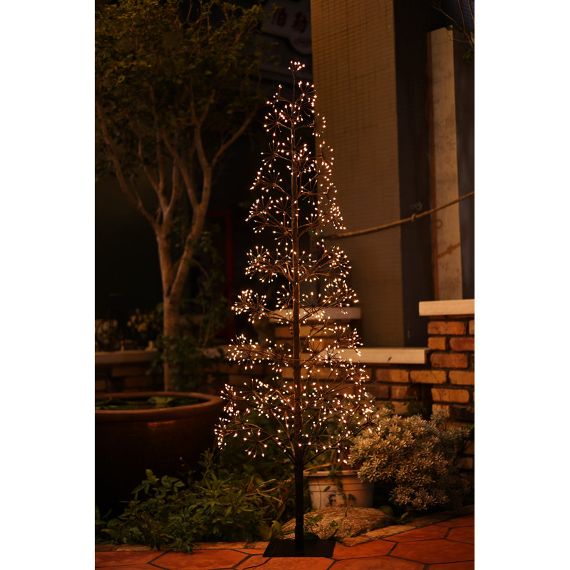 Guirlande de fleurs en PVC, Noir, 71"