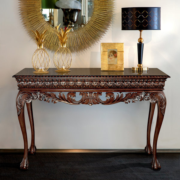 hand made luxury reproduction of French Louis XV style consoles and  furniture handcrafted construction in solid wood