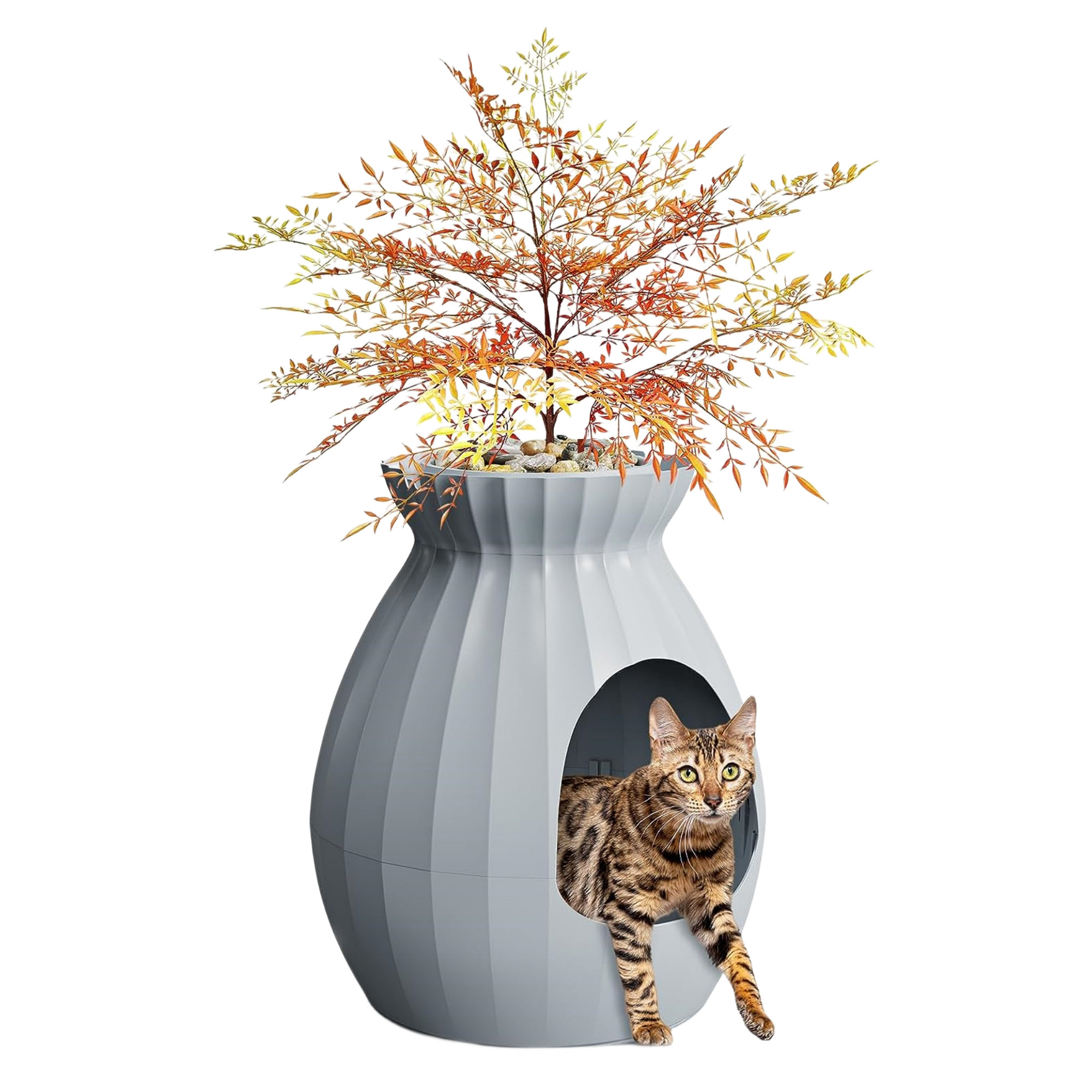 Plant cat hotsell litter box