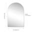 Miroir d'appoint de salle de bain mural moyen en métal l 24 po x H 36 po Elodie-1810512433-1778910247