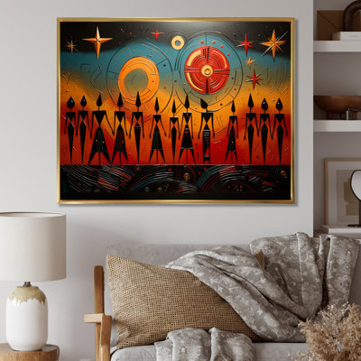 «Khoat African Tribal Rhythms VI», reproduction sur toile