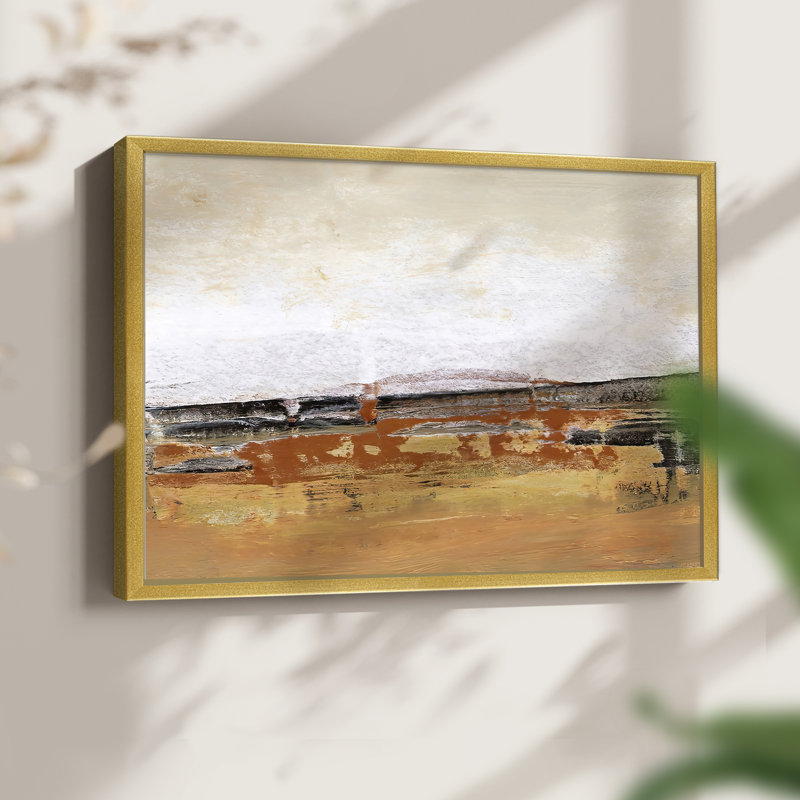 Bridges Ochre III -Framed Print - Restickable