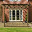 Aki Wall Mounted 2.4m x 2.4m Wood Pergola-49744360