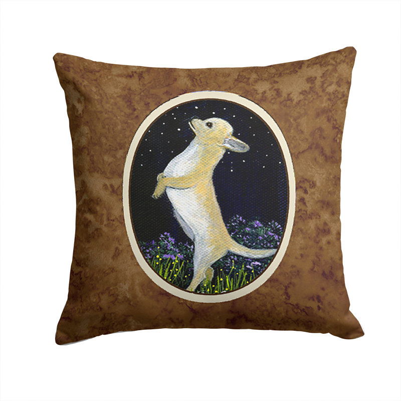 Coussin décoratif intérieur/extérieur chihuahua