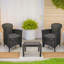 2 - Person Patio Dining Set with Rectangular Table