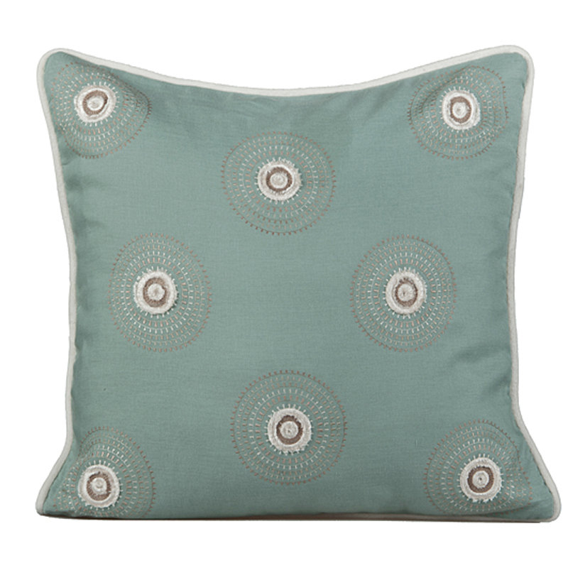Dazzle Throw Pillow, Charlotte Blue