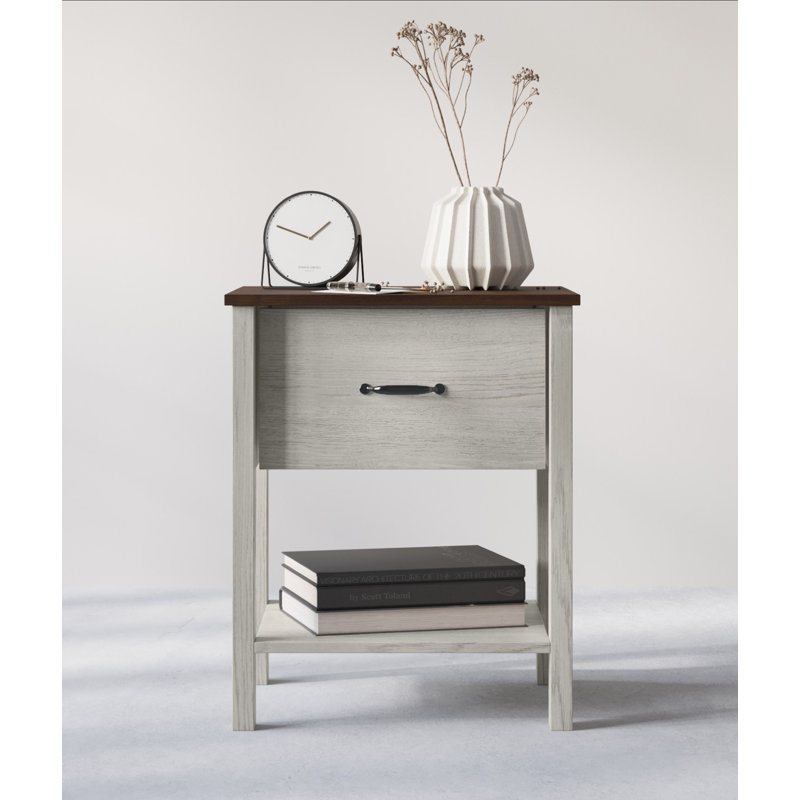 Aadhira End Table Set with Storage