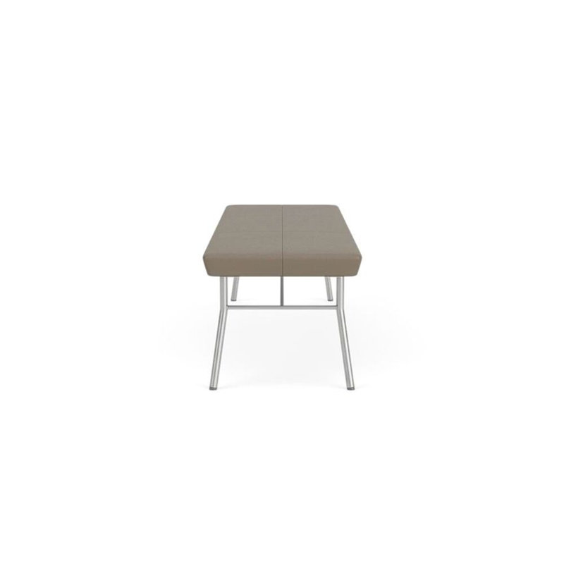 Lesro Banc en métal Mystic, Argent, Modena blé
