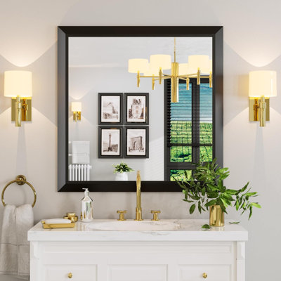Miroir de salle de bain en verre trempé épais de haute qualité