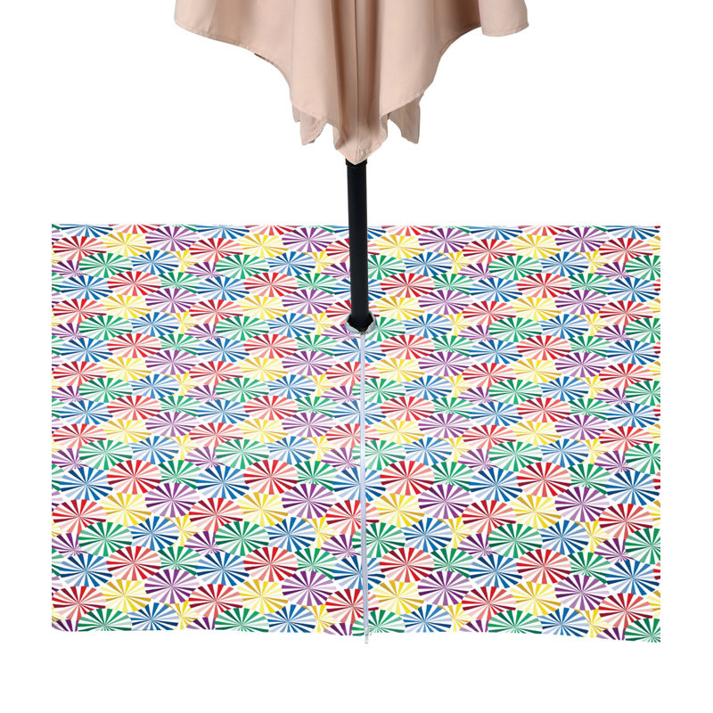 Beach Umbrellas Outdoor Water Repellent Tablecloth, 84" x 60"