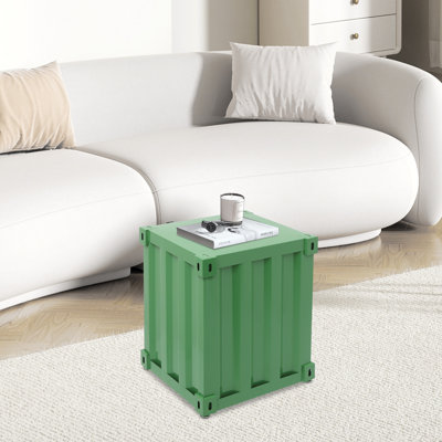 Table d'appoint en fer de style industriel
