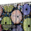 Blue Waterproof Shower Curtain,Shower Curtains for Bathroom with 12 Hooks-129426355