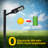 70W Equivalent LED Black Solar Motion Security Area Light, 5000K, Dusk to Dawn