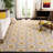 Fung Hand Woven Flat Weave Wool Geometric Rug-2032315271