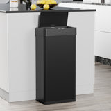 Motion Sensor Stainless Steel Trash Can, Automatic Garbage Bin