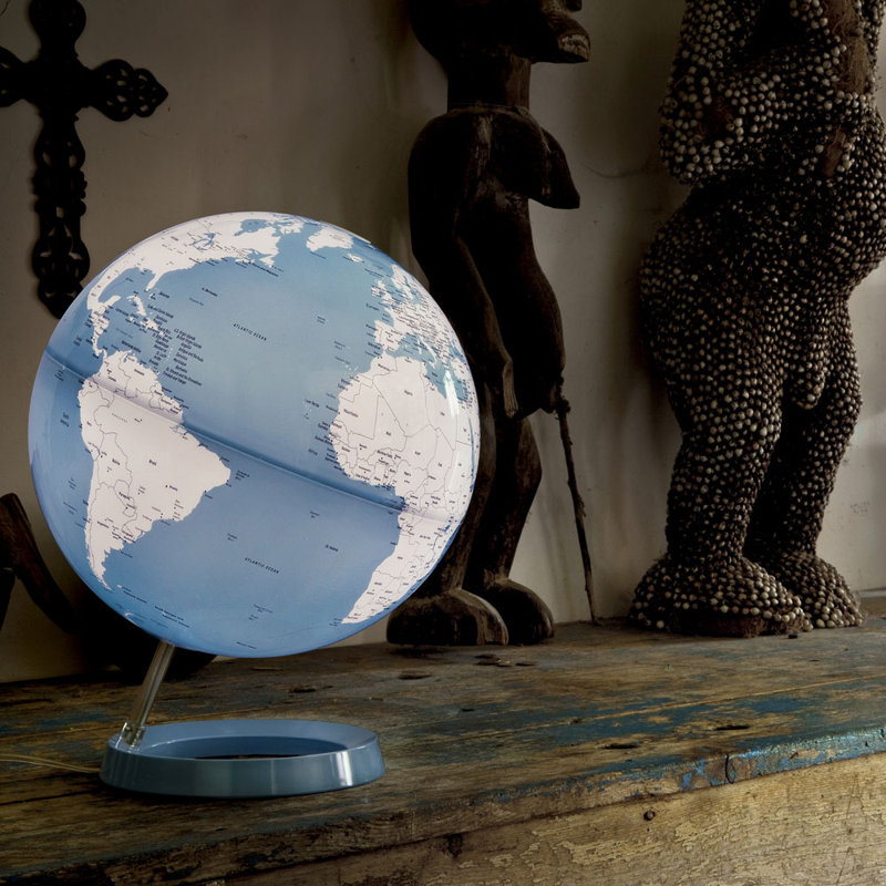Plastic / Acrylic Tabletop Globe, Blue