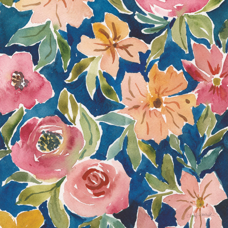 Flower Patch V by Cheryl Warrick - Wrapped Canvas Art Prints, 46cm H x 30cm W x 3.8cm D