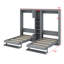 Lits escamotables à double paroi avec armoires et tablettes-1022999129